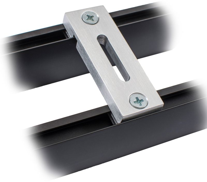 Dobbelt loftbeslag i aluminium/hvid