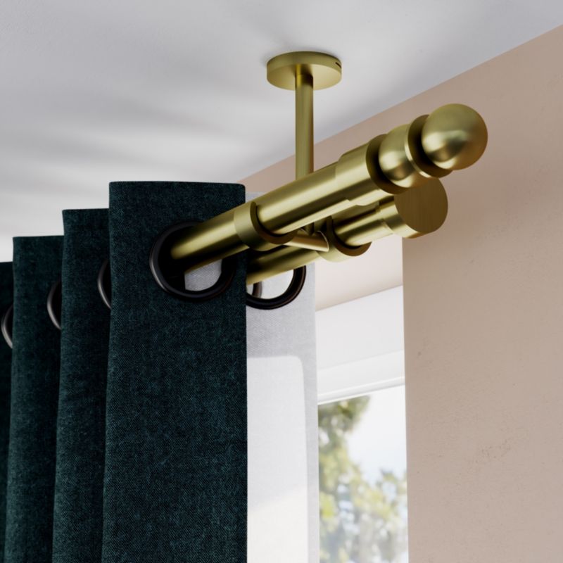 Dobbeltsidet loftbeslag GoodHome Elasa 19/28 mm i guld