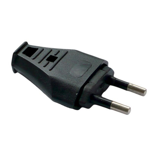 Flad stik Elgotech 2P sort