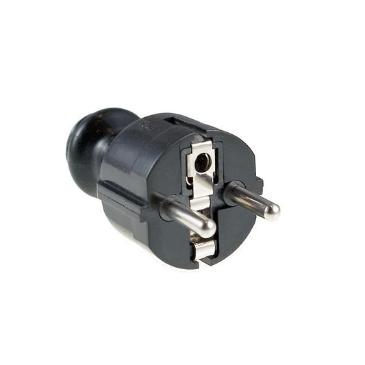 Elgotech 16 A sort lige stikprop