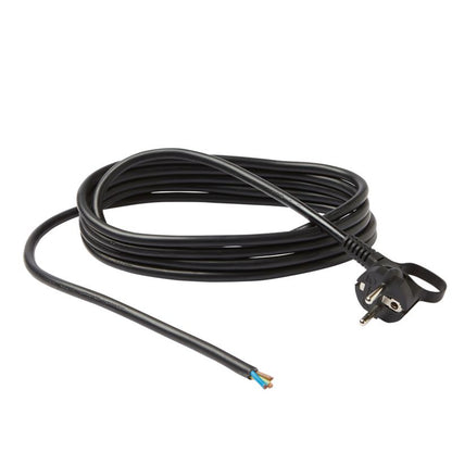 Stik med kabel Diall 3 x 1,5 mm² 3 m sort