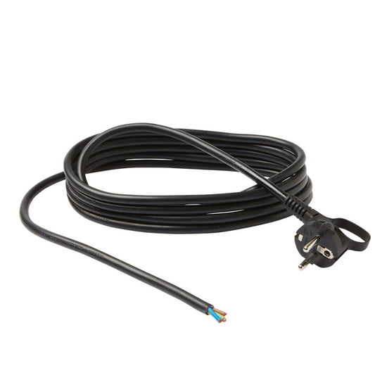 Stik med kabel Diall 3 x 1,5 mm² 3 m sort