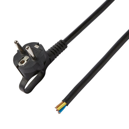 Stik med kabel Diall 3 x 1,5 mm² 3 m sort
