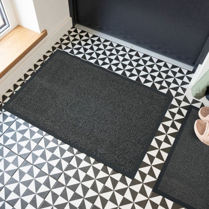 Dørmåttesæt 60x90 cm Grå 2 stk.