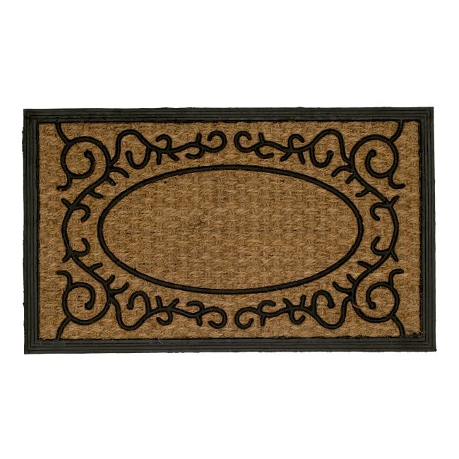 Dørmåtte 45 x 75 cm Brun Kokosfiber