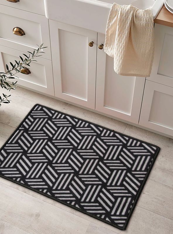 GoodHome 3D dørmåtte 40 x 60 cm mat-sort