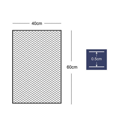 GoodHome 3D dørmåtte 40 x 60 cm mat-sort