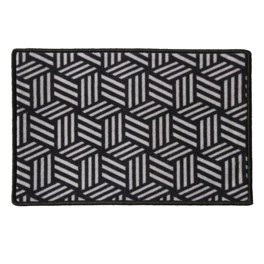 GoodHome 3D dørmåtte 40 x 60 cm mat-sort