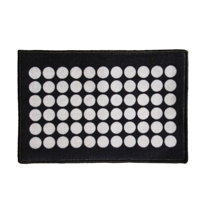 GoodHome Kropka indendørs måtter 40 x 60 cm sort