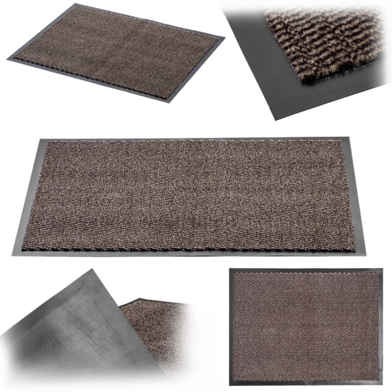 Udendørs Dørmåtte Antiskrid 90x150 cm Brun | 5906638302927