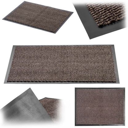 Udendørs Dørmåtte Antiskrid 90x150 cm Brun | 5906638302927
