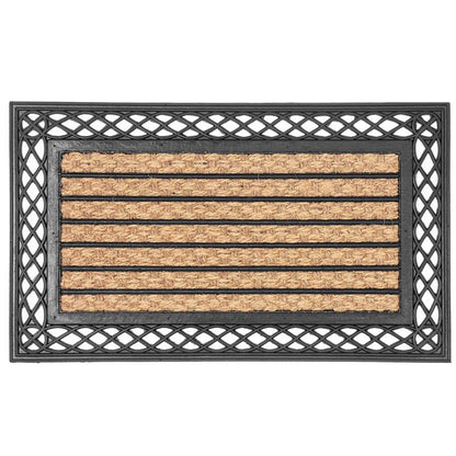 Dørmåtte Antiskrid 75x45 cm Brun Kokos