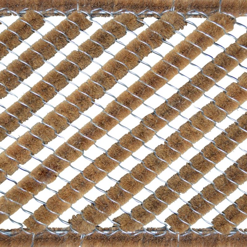 Dørmåtte Metal/Kokos 40 x 60 cm Natur