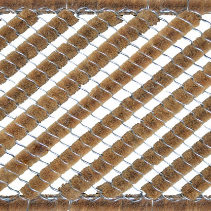 Dørmåtte Metal/Kokos 40 x 60 cm Natur