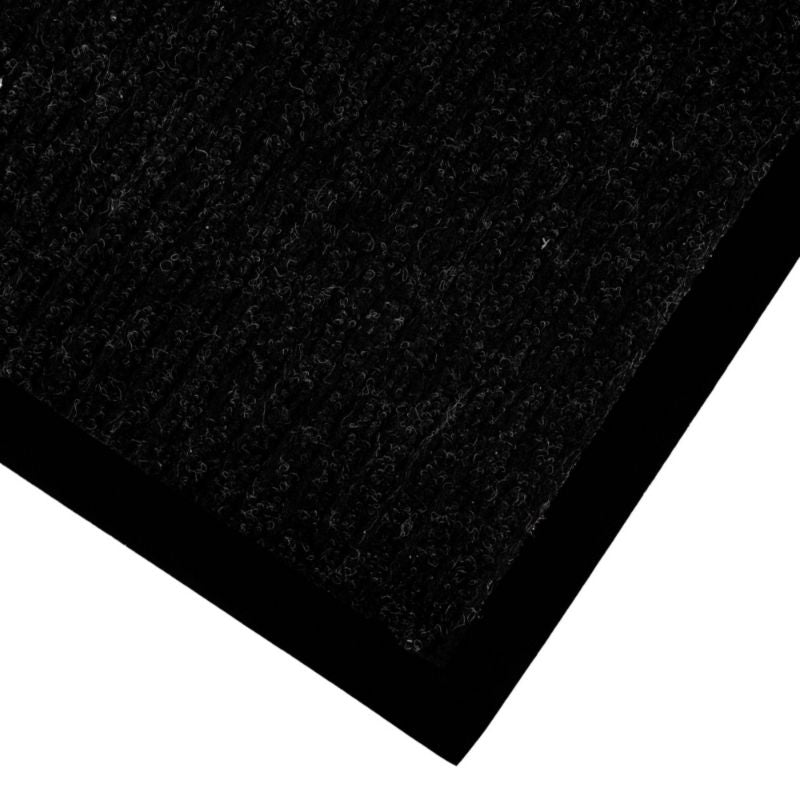 Dørmåtte Rillet 60x90 cm Sort | 5903760286408