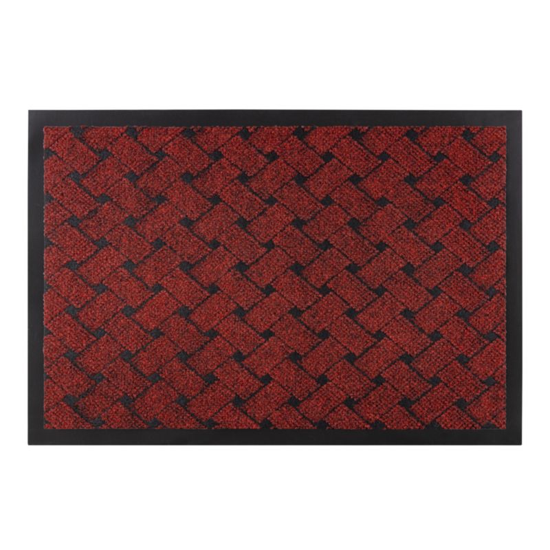 Dørmåtte 40x60 cm Rød Polypropylen