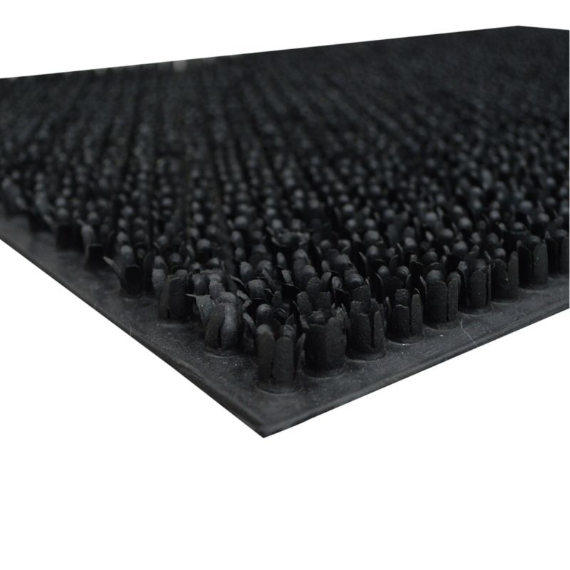 Gummimåtte 40 x 60 cm Sort Skridsikker