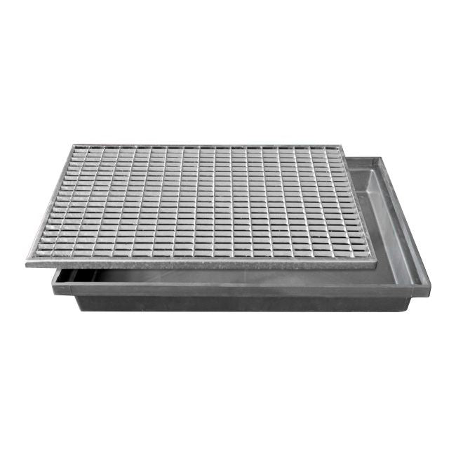Dørmåtte i kasse af plast 400 x 600 mm