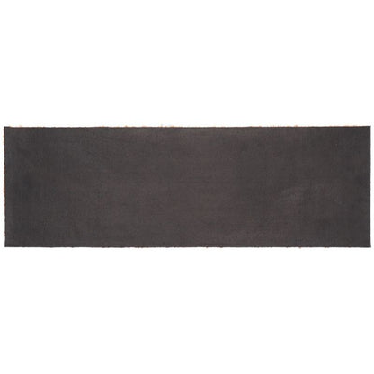 Dørmåtte Kokosfiber 25x75 cm Sort med Velkommen Tekst