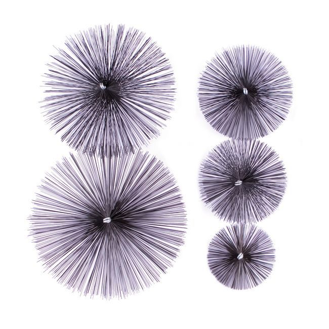 NORDflam stålskorstensbørste 250 mm