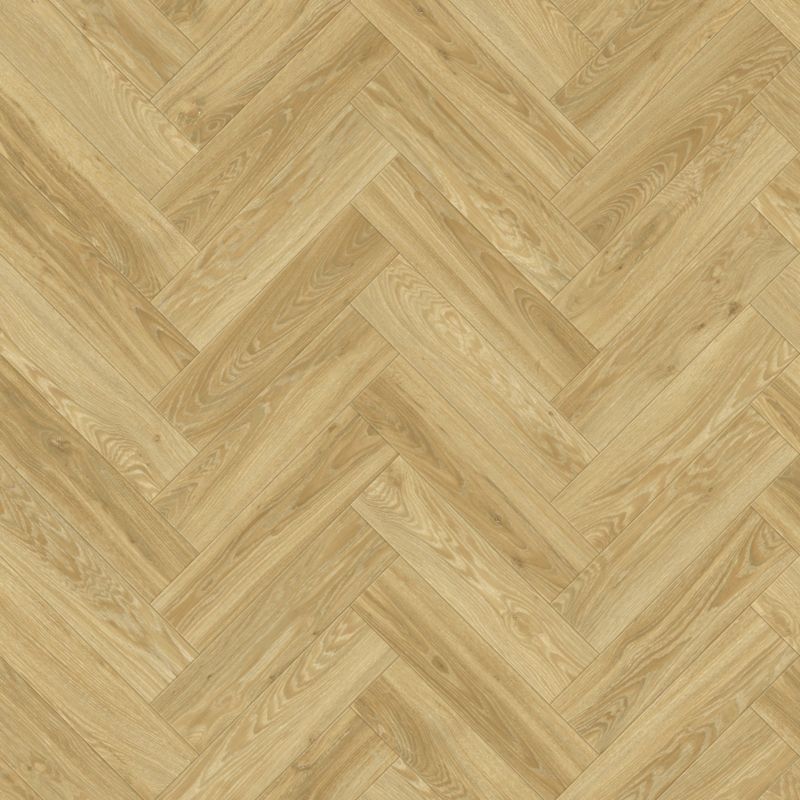 PVC-gulvbelægning Maxima Eko Estate 041 4 m Lys beige egetræsfiskebensmønster