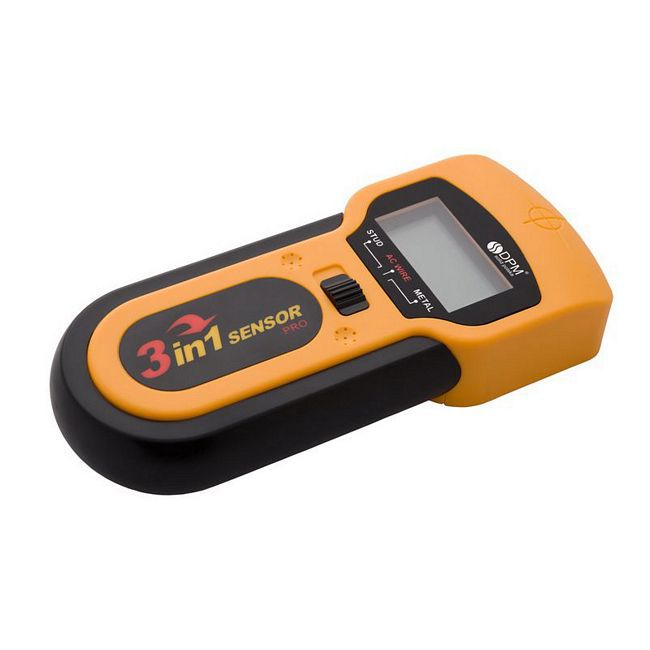 3-i-1 detektor til metal, træ og elektriske ledninger DPM Solid KC098YB