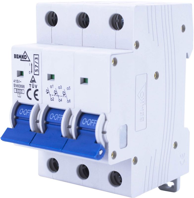 Bemko 3P C 20A overstrømsafbryder