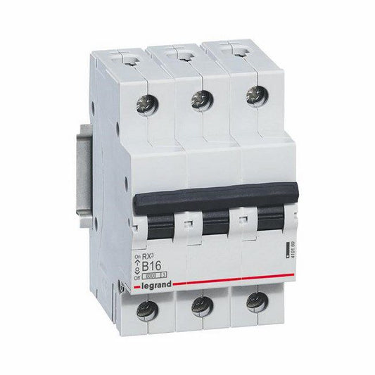 Legrand 3P-B16A overstrømsafbryder