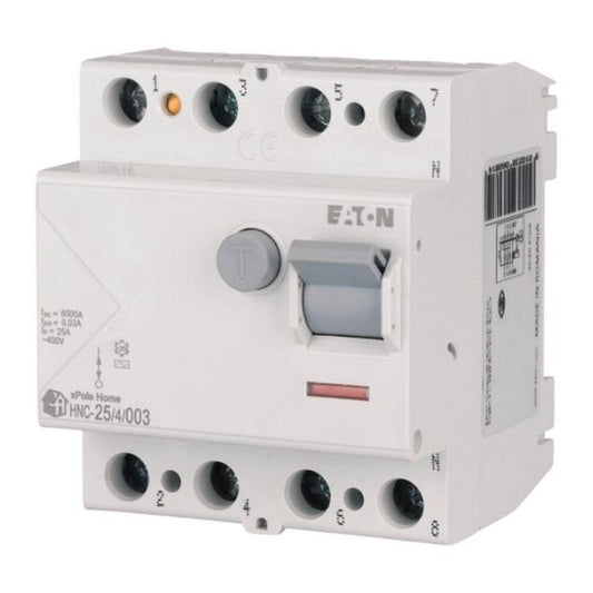 Fejlstrømsafbryder Eaton HNC-25/4/003