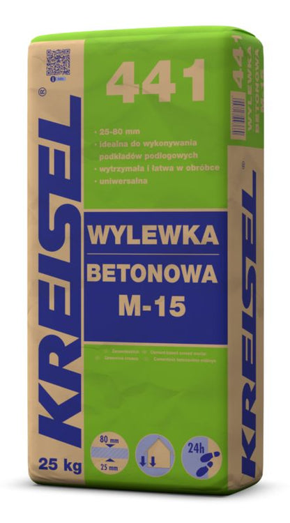 Betonstøbning M15 441 25 kg