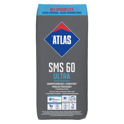 Selvnivellerende Spartelmasse SMS 60 Ultra 25 kg