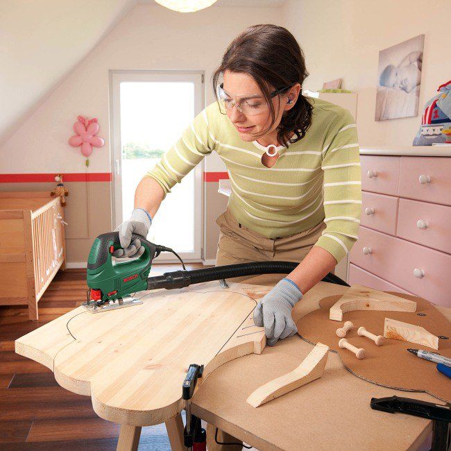 Bosch PST 650 500 W stiksav med kuffert