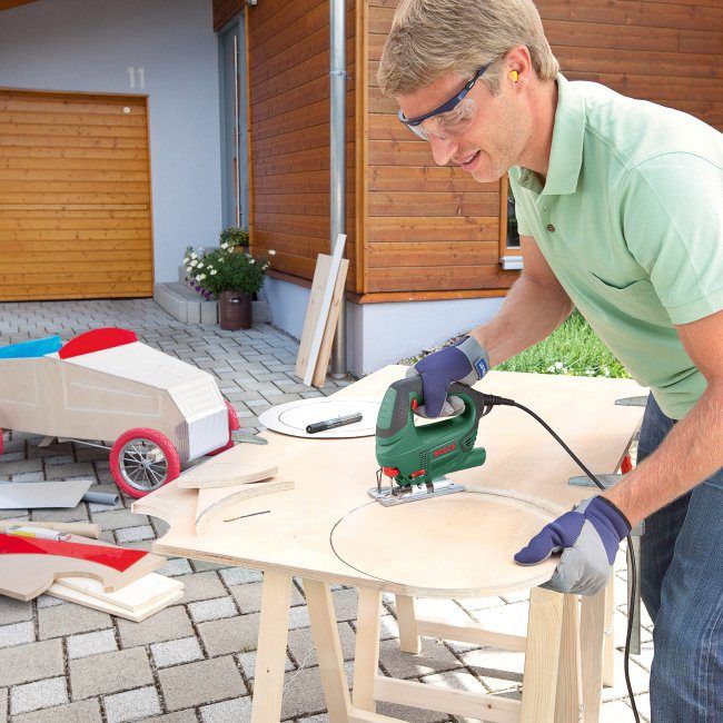 Bosch PST 650 500 W stiksav med kuffert