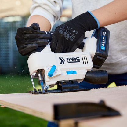 MacAllister 18 V stiksav med 1 x 2,0 Ah batteri