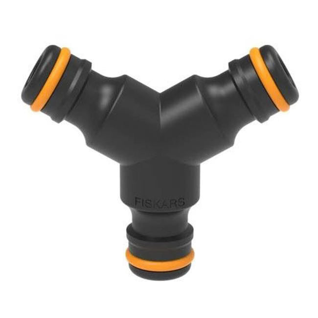 Y-Stykke Slangekobling Sort/Orange