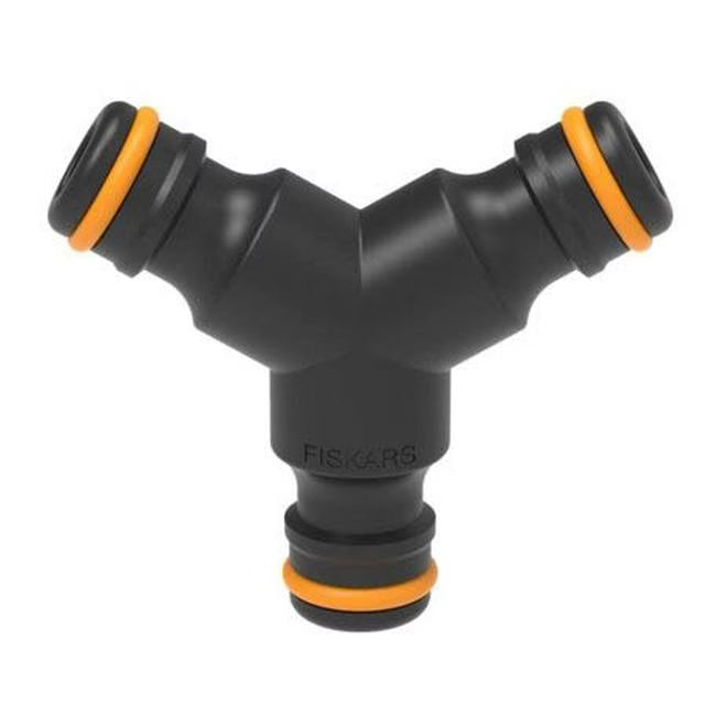 Y-Stykke Slangekobling Sort/Orange