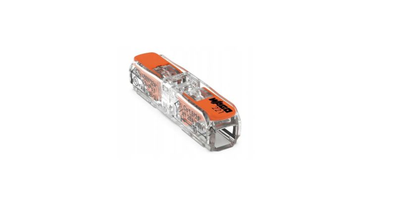 Wago universal hurtigklemme med frigørelsesarm 2x0,2-4 mm 221-2411, 60 stk