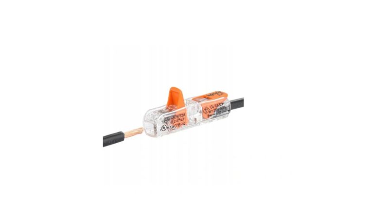 Wago universal hurtigklemme med frigørelsesarm 2x0,2-4 mm 221-2411, 60 stk