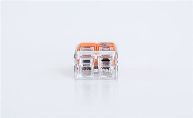 Wago universal hurtigklemme med frigørelsesarm compact 2x0,2-4 mm 221-412 50 stk.