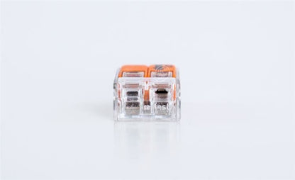 Wago universal hurtigklemme med frigørelsesarm compact 2x0,2-4 mm 221-412 50 stk.