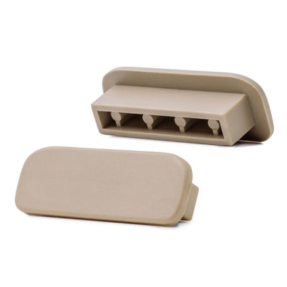 Endekappe til Trappegelænder PVC 40x8 mm Beige 2 Stk