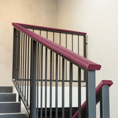 Endekappe til Gelænder 40x8 mm Vinrød 2 Stk