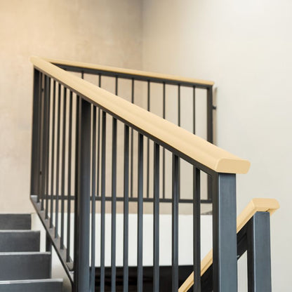 Endekappe til Gelænder PVC 40x8 mm 2 Stk