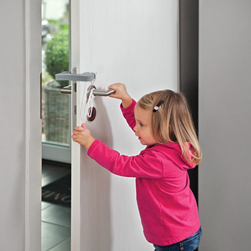 Dør- og Vinduesstopper Skumgrå 120x75x15 mm