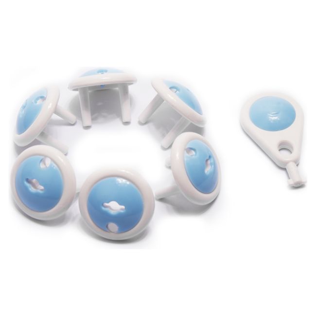 Diall blå stikdåsesikring