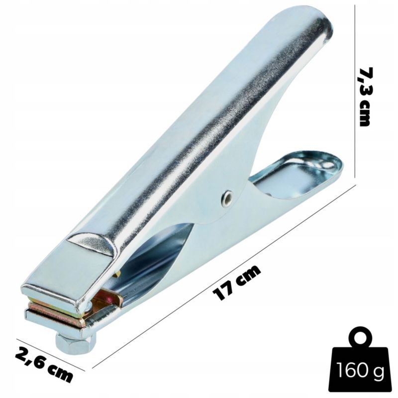 KADAX svejsetangsklemme 150A, 2 stk., massetang med klemmefunktion