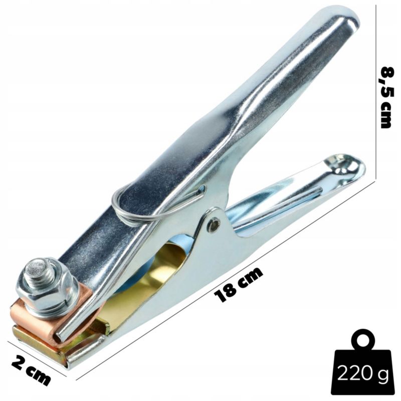 KADAX svejsetangsklemme 320A massetang klemme 2 stk