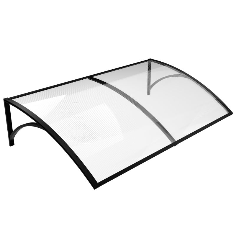 Modulært Døroverdækning 140 x 80 cm Grafit Polycarbonat