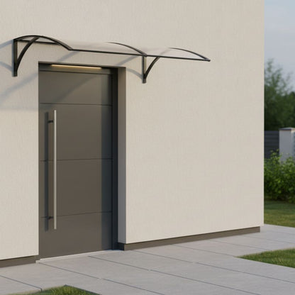 Modulært Døroverdækning 140 x 80 cm Grafit Polycarbonat