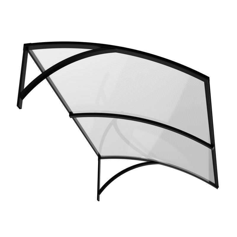 Modulært Døroverdækning 140 x 80 cm Grafit Polycarbonat